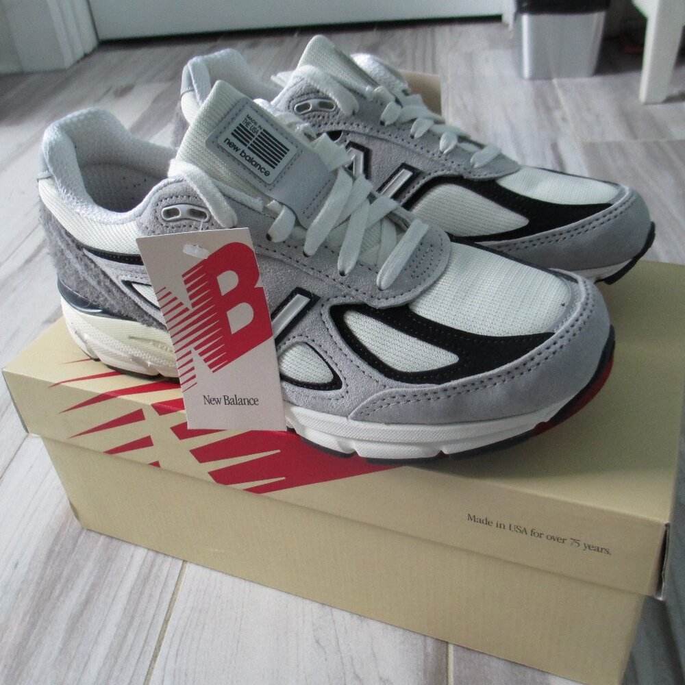 New Balance x Teddy Santis 990v4 Made in USA 'Grey Black' - Picture 3 of 10
